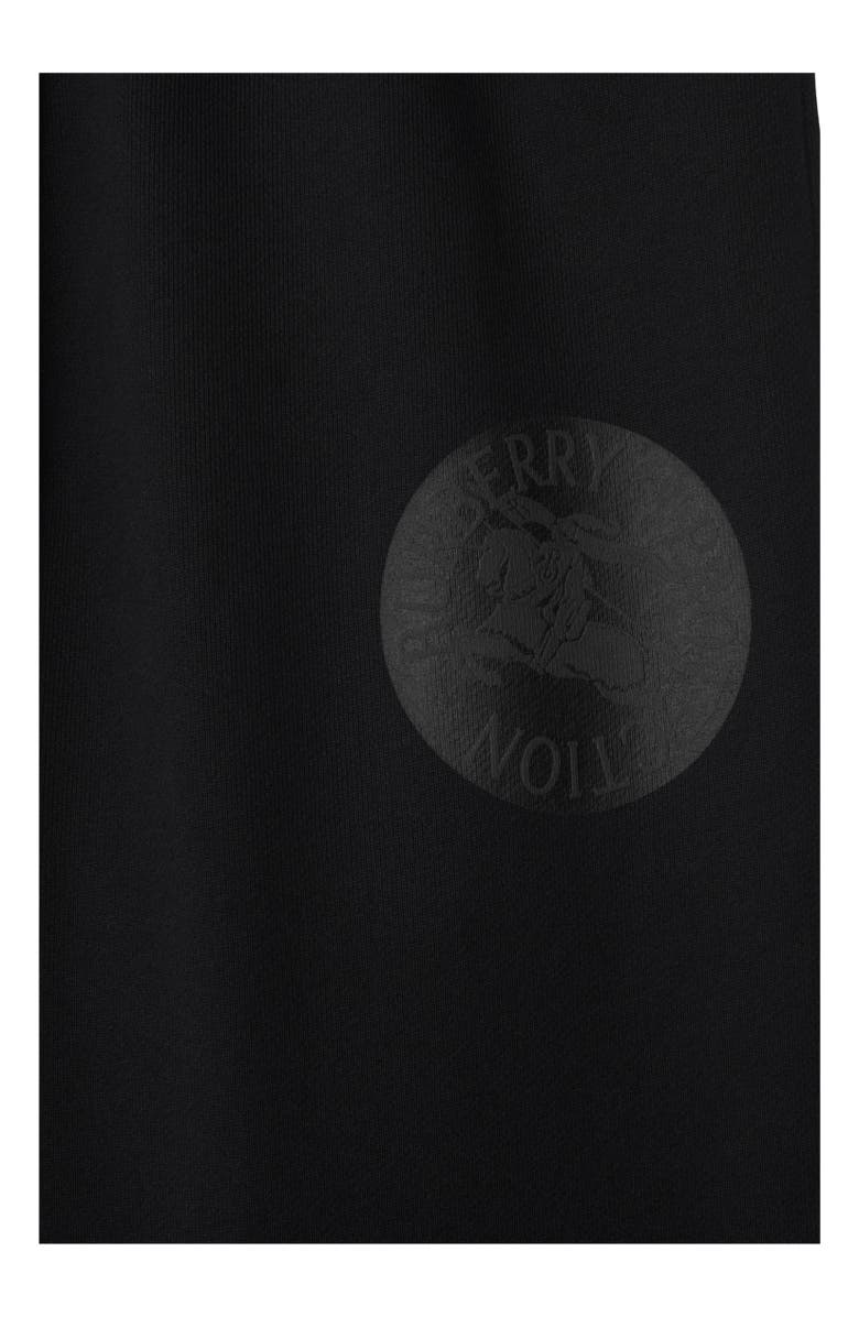 Burberry EKD Badge Cotton Jogging Pants, Alternate, color, Black