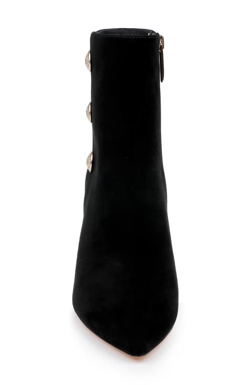 Shop L Agence L'agence Theodora Ii Pointed Toe Bootie In Black Black
