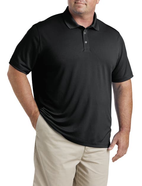 Big & Tall Solid Golf Polo Shirt