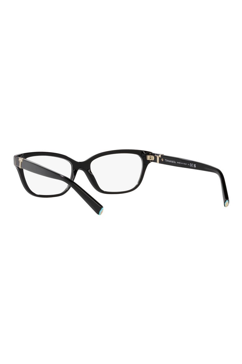 54mm Pillow Optical Glasses, Alternate, color, BLACK