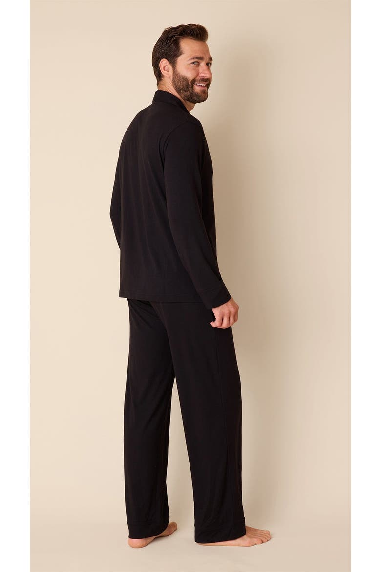 Men's Pima Knit Pajama Set, Alternate, color, Classic Midnight