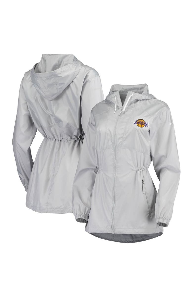 Columbia Women's Columbia Gray Los Angeles Lakers Flashback Full-Zip Jacket, Main, color, Gray