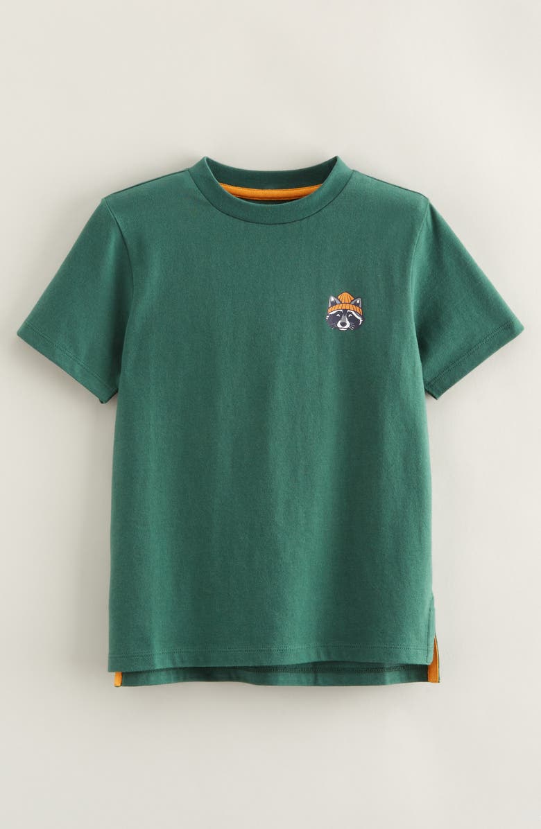 Tucker + Tate Kids' Graphic T-Shirt, Main, color, Green Raccoon Truck Graphic