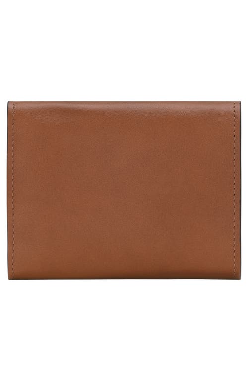 Longchamp Compact Épure Timeless Leather Trifold Wallet