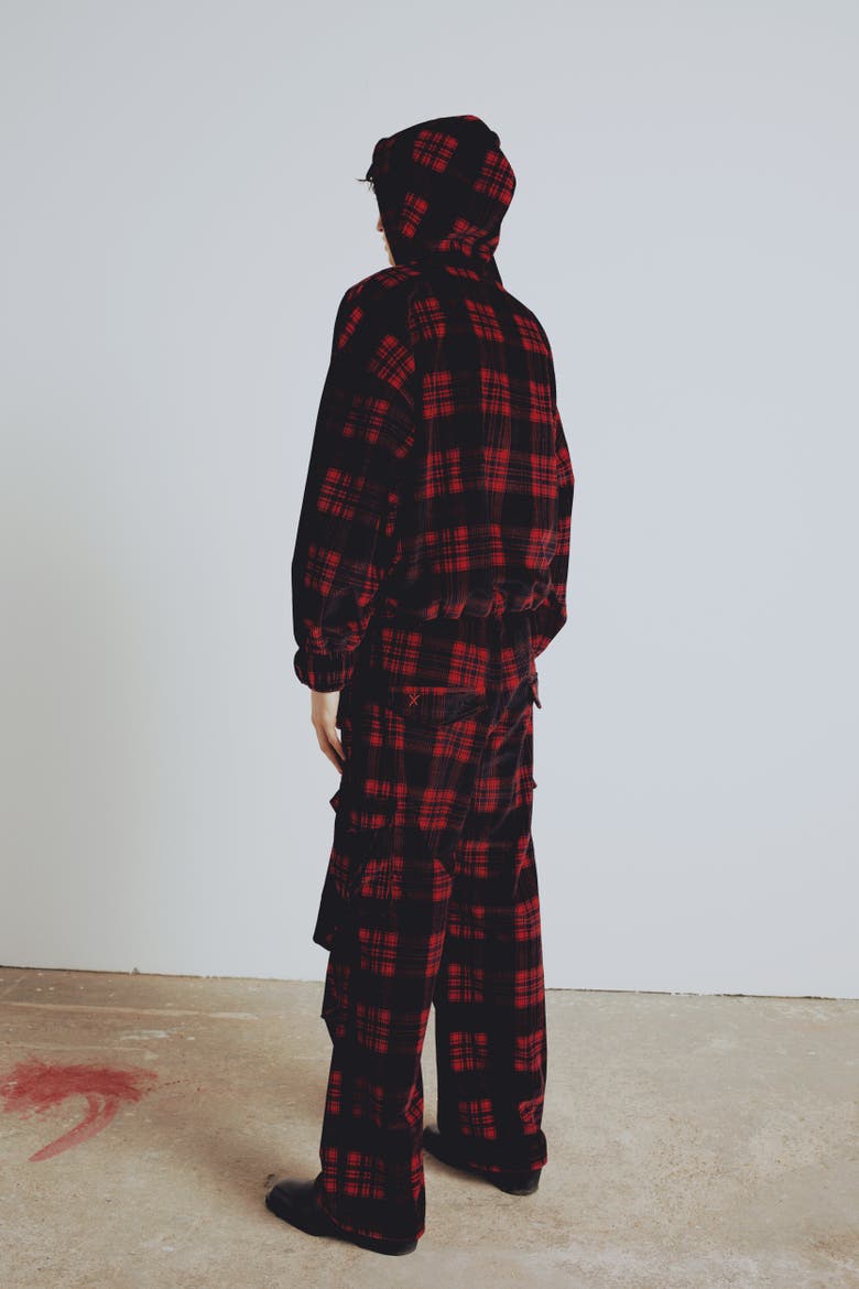 Pure Cotton Your *Itch Plaid Hoody, Alternate, color, Red