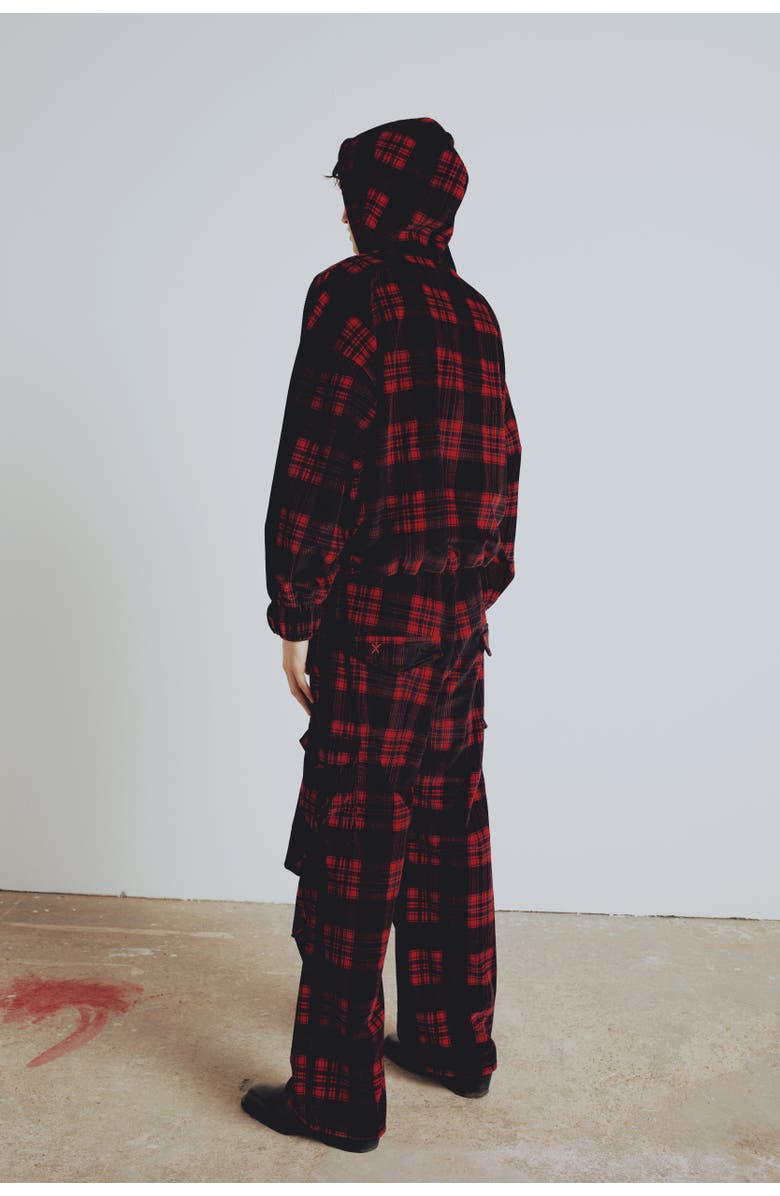 PCFG Pure Cotton Your *Itch Plaid Hoody, Alternate, color, Red