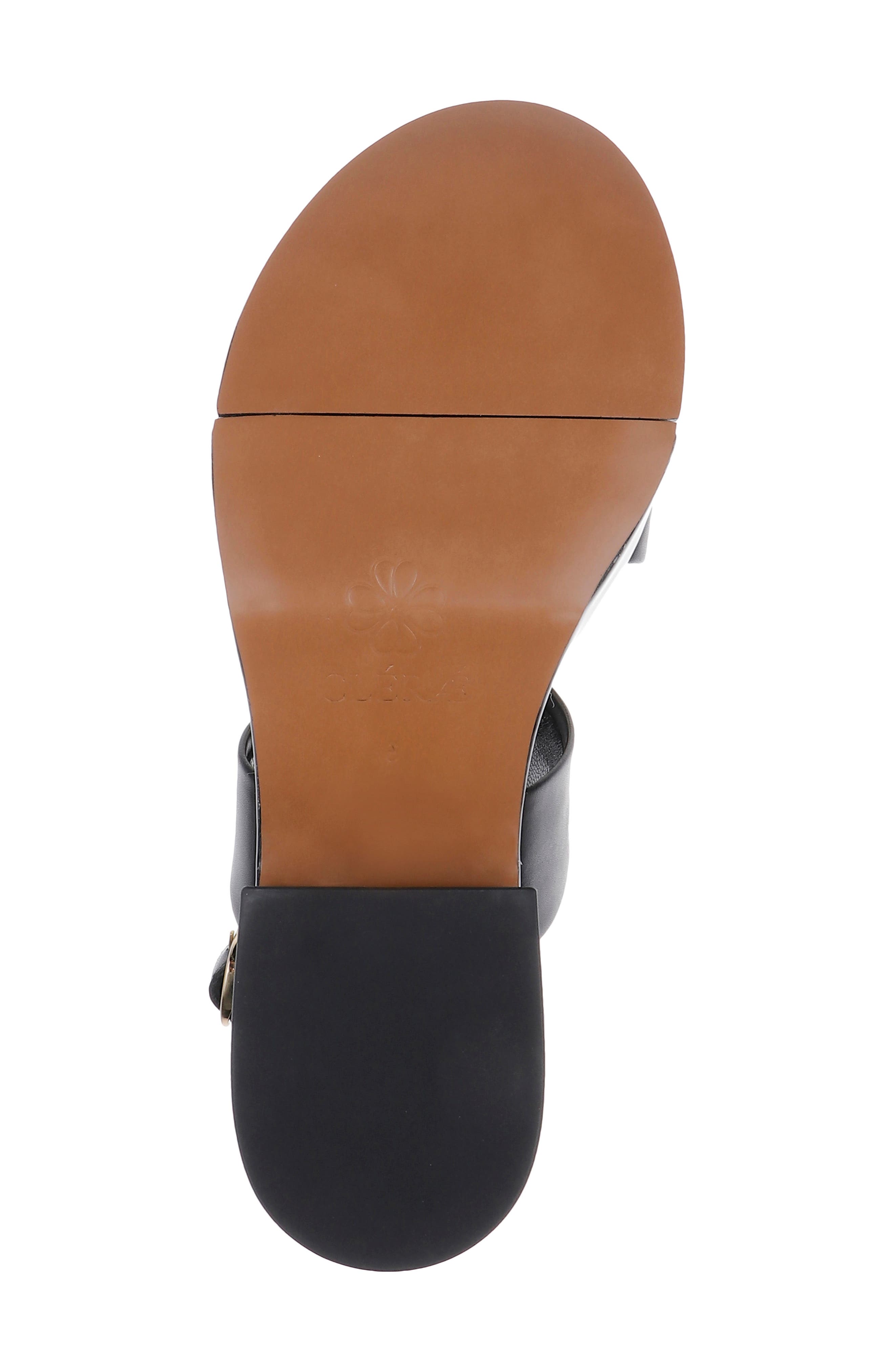 CLERAE Coraj Platform Sandal, Alternate, color, Black Leather