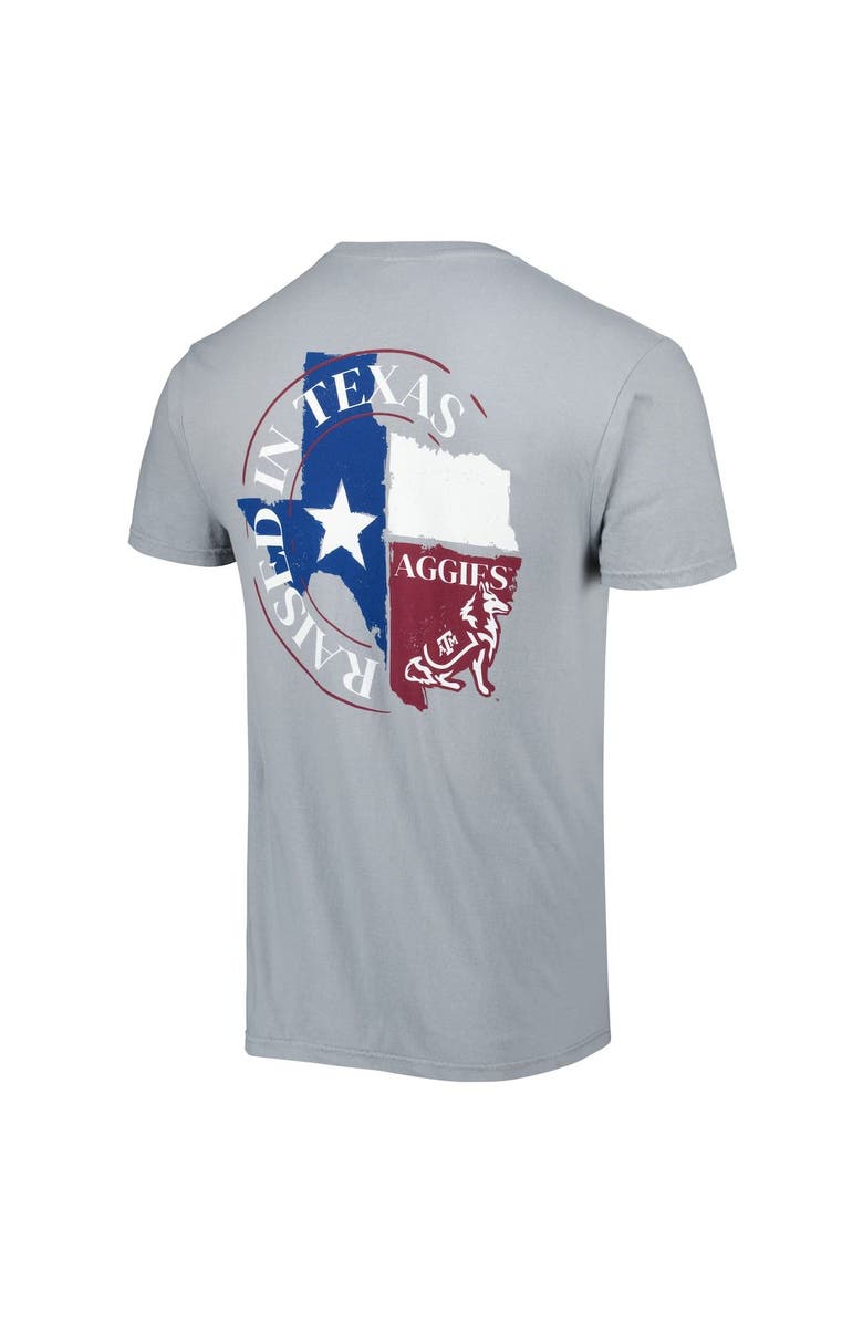 IMAGE ONE Men's Gray Texas A&M Aggies Hyperlocal T-Shirt, Alternate, color, Gray