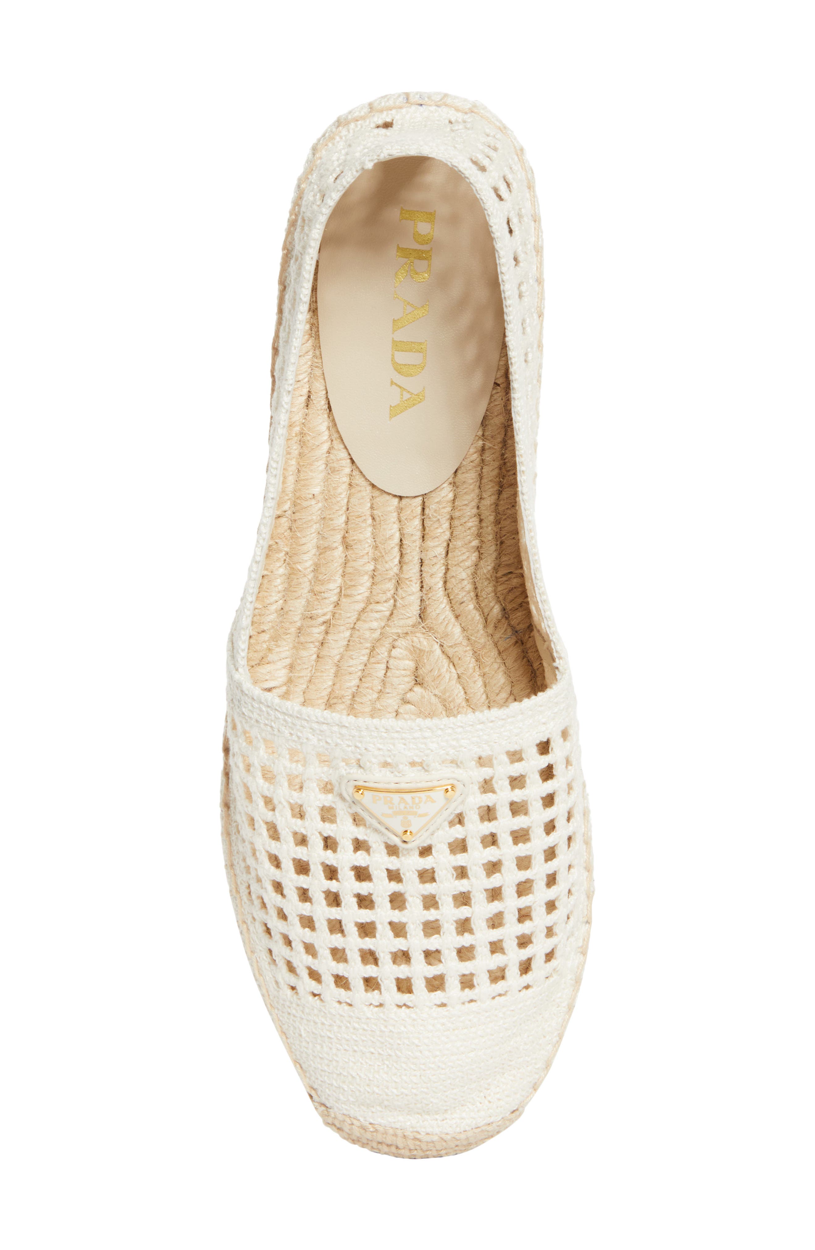 Crochet Espadrille, Alternate, color, AVORIO
