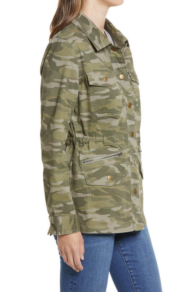 Caslon<sup>®</sup> Camo Utility Jacket, Alternate, color, 