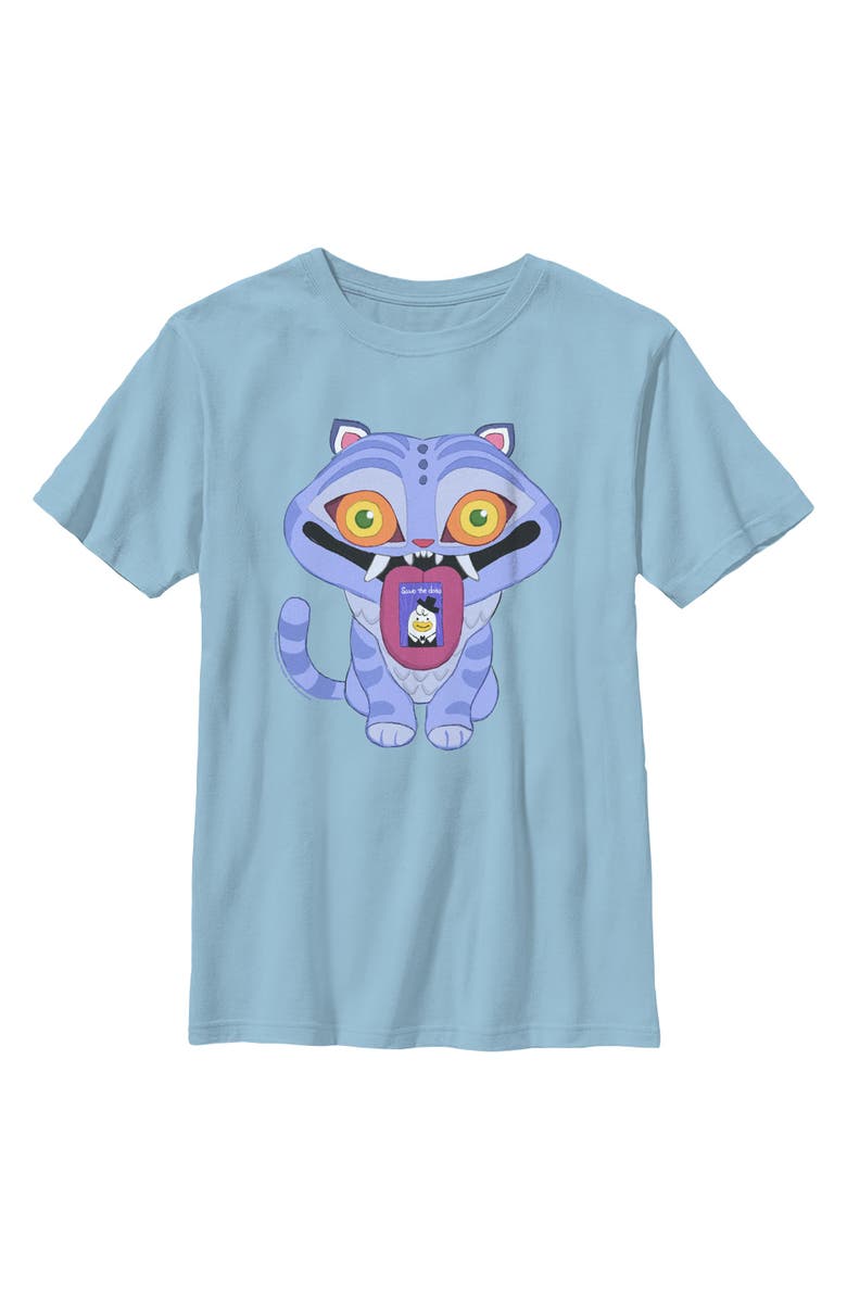 KPop Demon Hunters Boy's KPop Demon Hunters Derpy Save The Date Graphic T-Shirt, Main, color, Light Blue