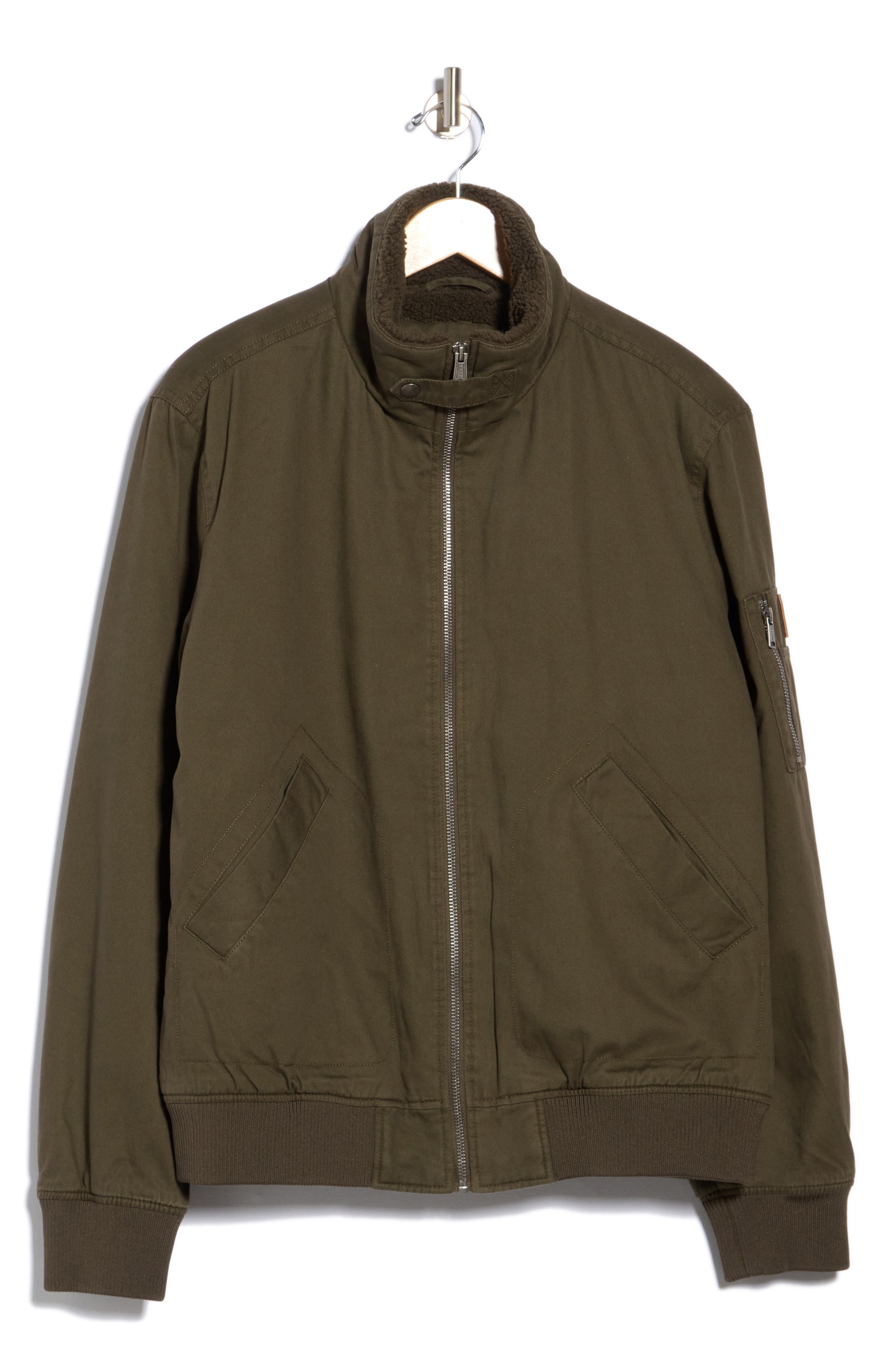 Faux Shearling Lined Jacket