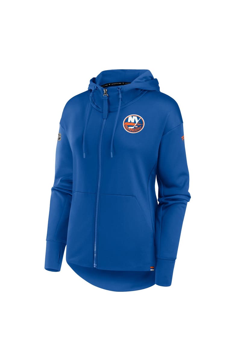FANATICS Women's Fanatics Branded Royal New York Islanders Authentic Pro Scuba Full-Zip Hoodie, Alternate, color, Royal