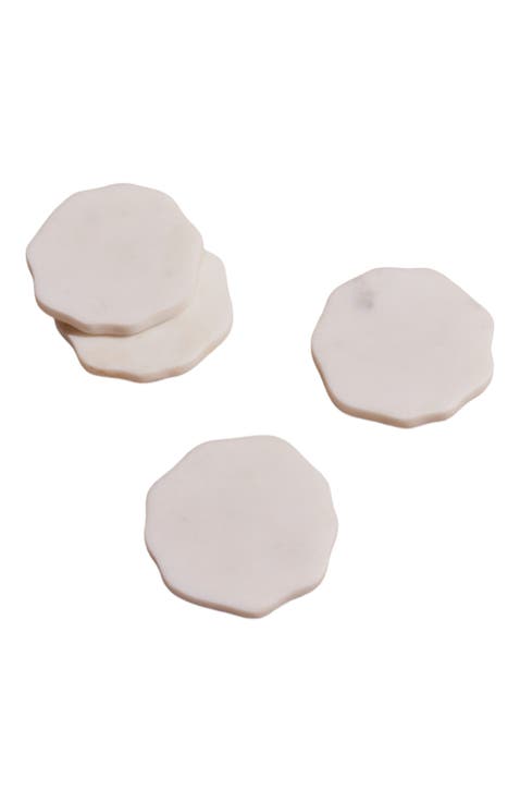 Flor Marble Costers - Set of 4