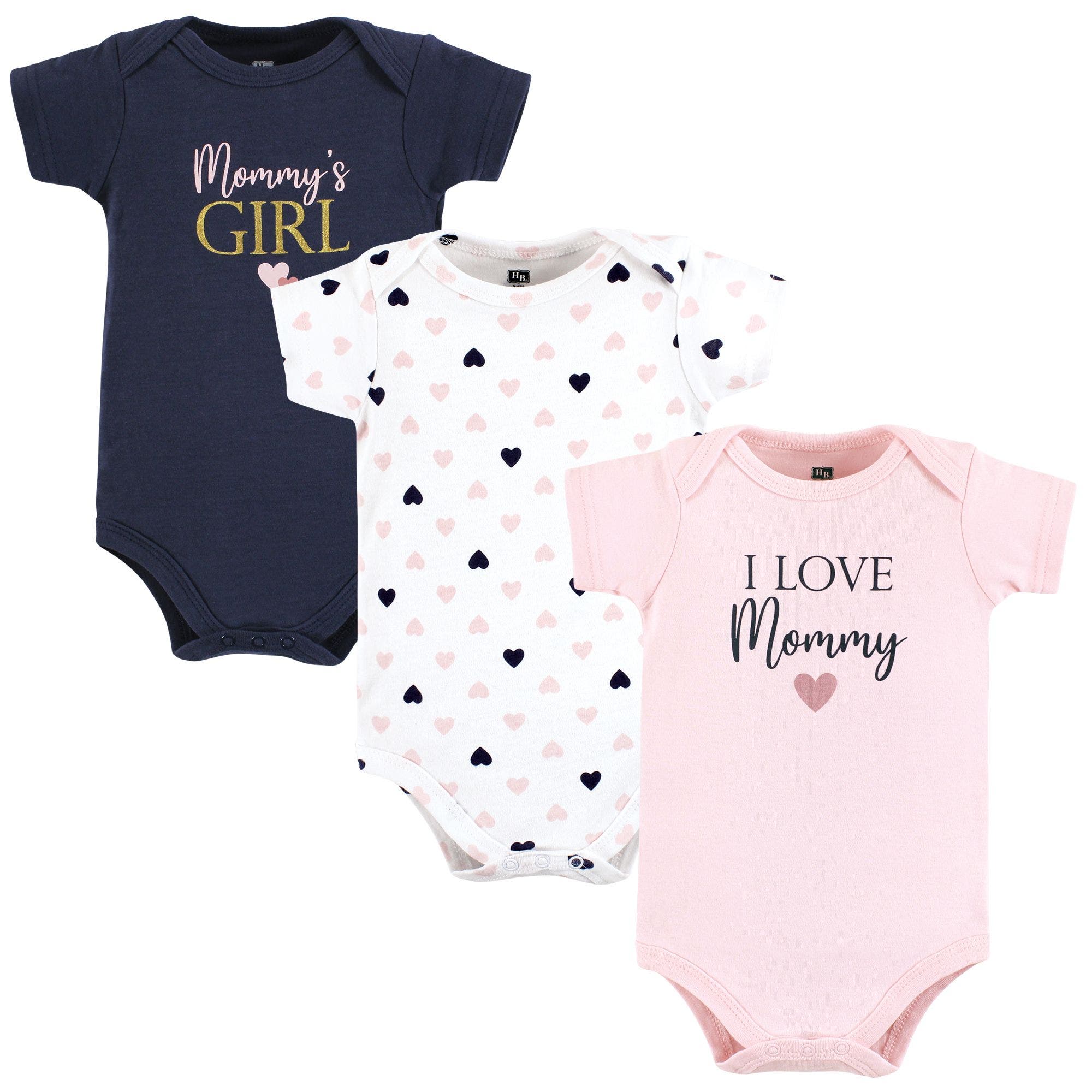 Girl Mommy Pink Navy 3Pk
