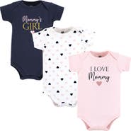 Hudson Baby Cotton Bodysuits 3-Pack