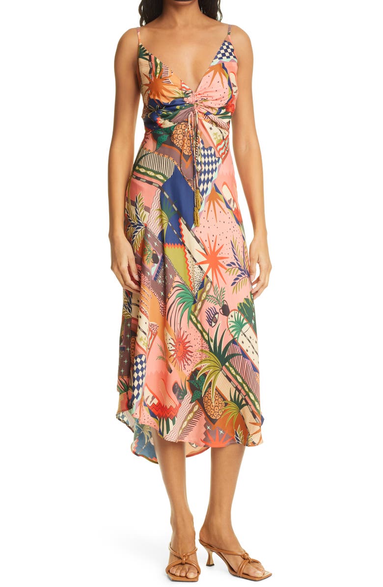 FARM Rio Mystic City Midi Dress, Main, color, 