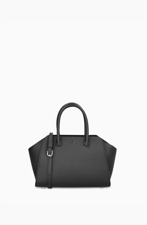 Mini Voyager Leather Crossbody Bag - Grain