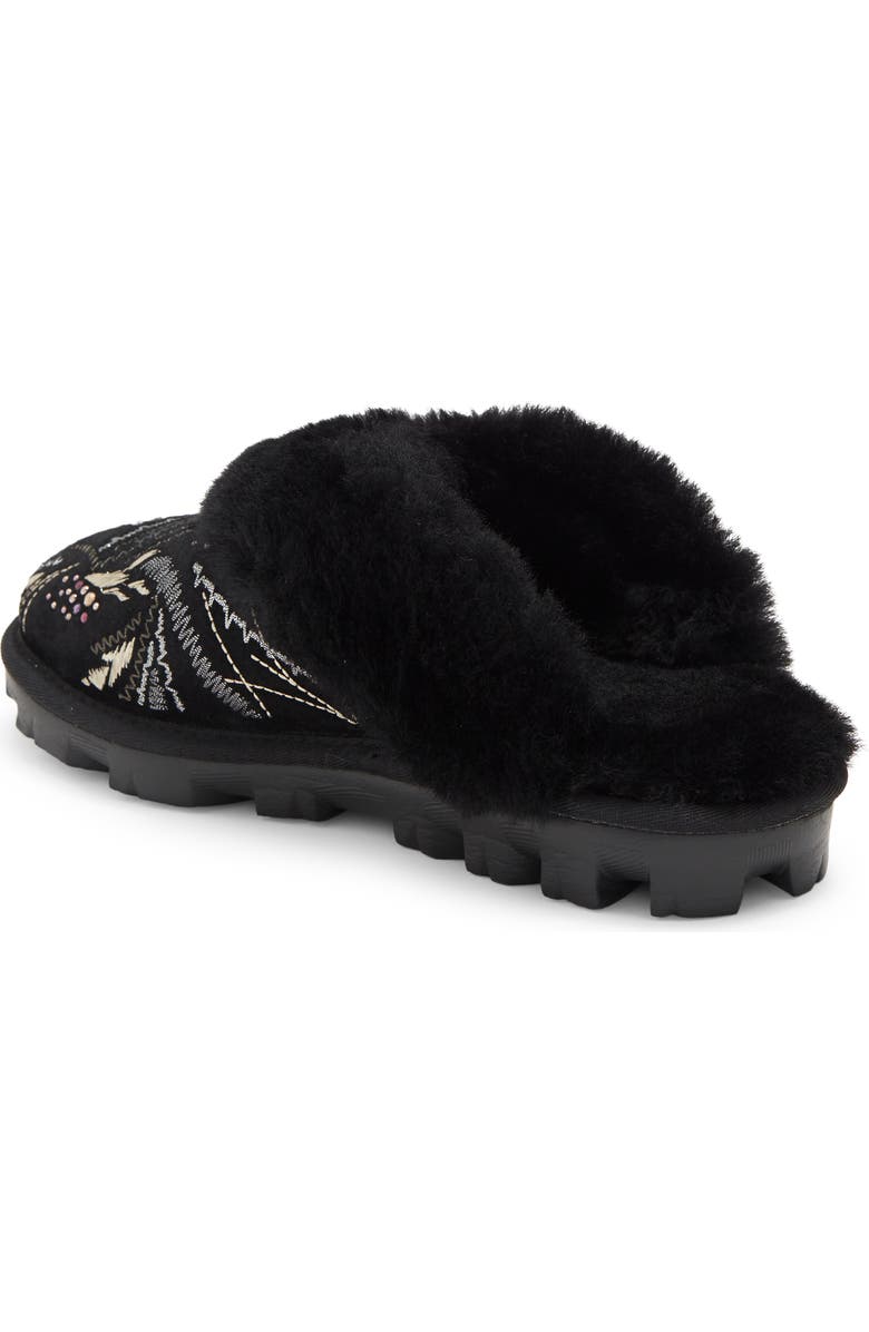 UGG<sup>®</sup> Coquette Gold Burst Genuine Shearling Lined Slipper, Alternate, color,