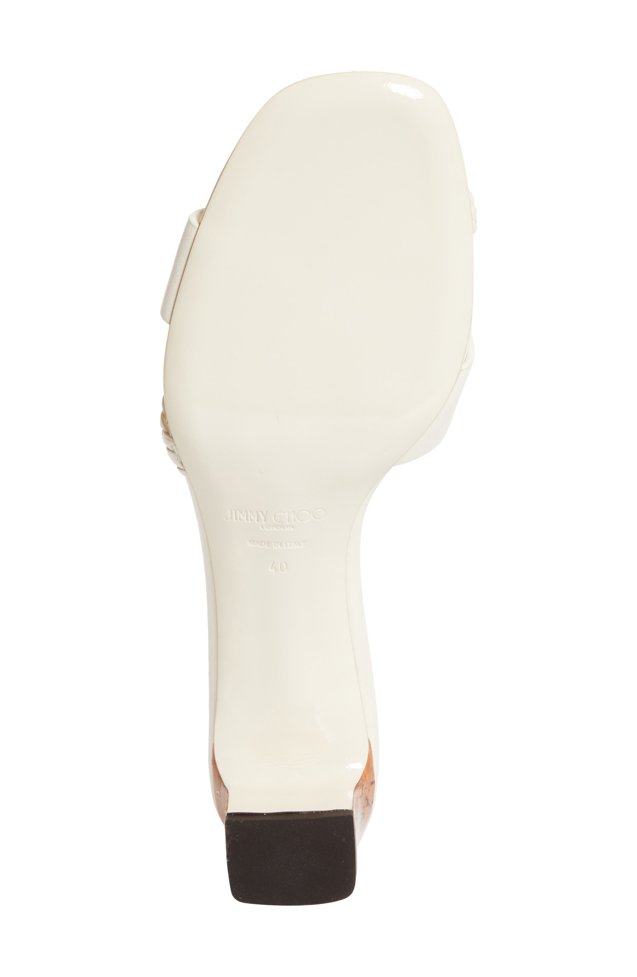 Jimmy Choo Rori Slide Sandal, Alternate, color, Latte/ Toasty