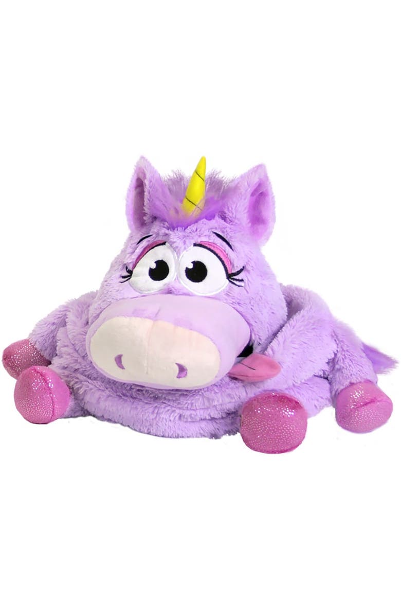 Unicorn Purple Kids Soft Magical Character Companion, Alternate, color, Multicolored