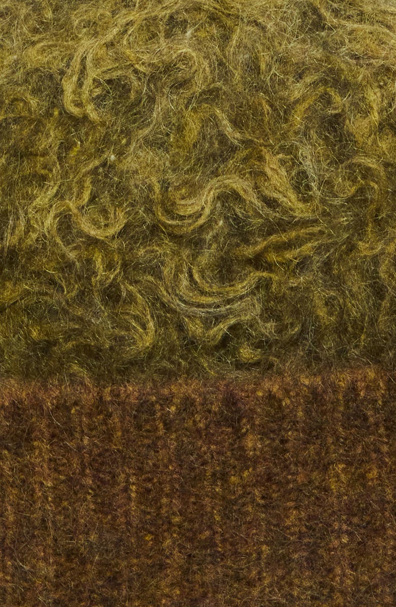 STOCKHOLM SURFBOARD CLUB Moon Mohair & Wool Blend Beanie, Alternate, color, Green