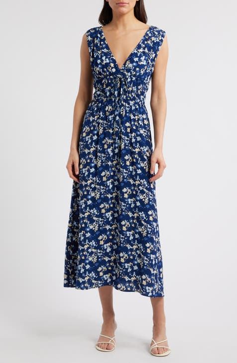 pleated maxi dress blue with Criss Cross Back Size:4T style_formal Royal Blue Organza Princess