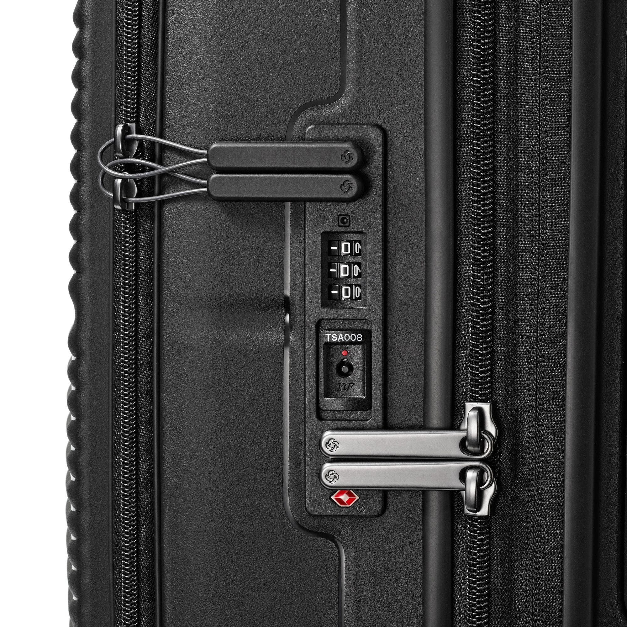 Samsonite Paralux Expandable Medium Spinner, Alternate, color, Black