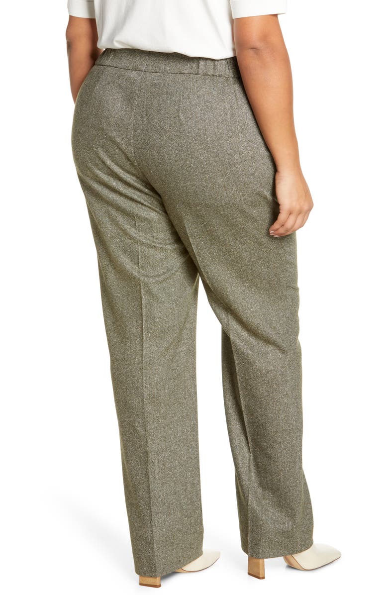 Lafayette 148 New York Barrow Wool Blend Donegal Tweed Pants, Alternate, color, 