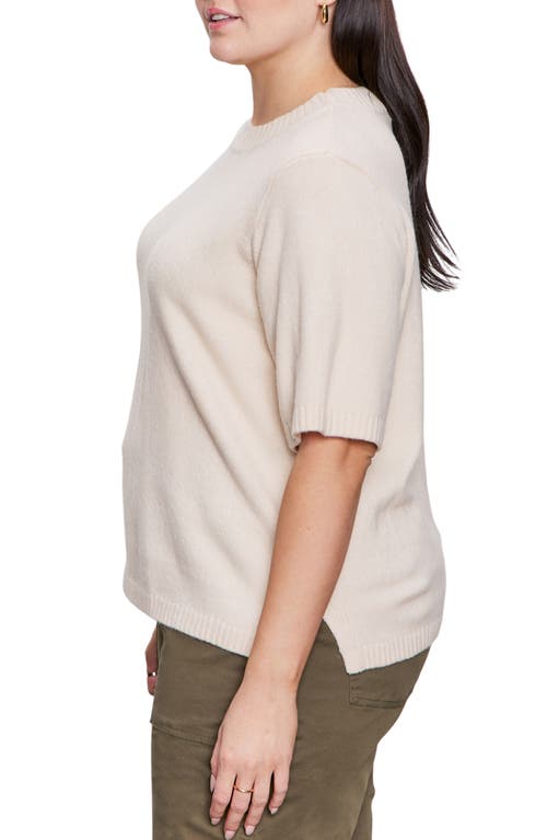 Sanctuary Perfect Short Sleeve Sweater In Neutral