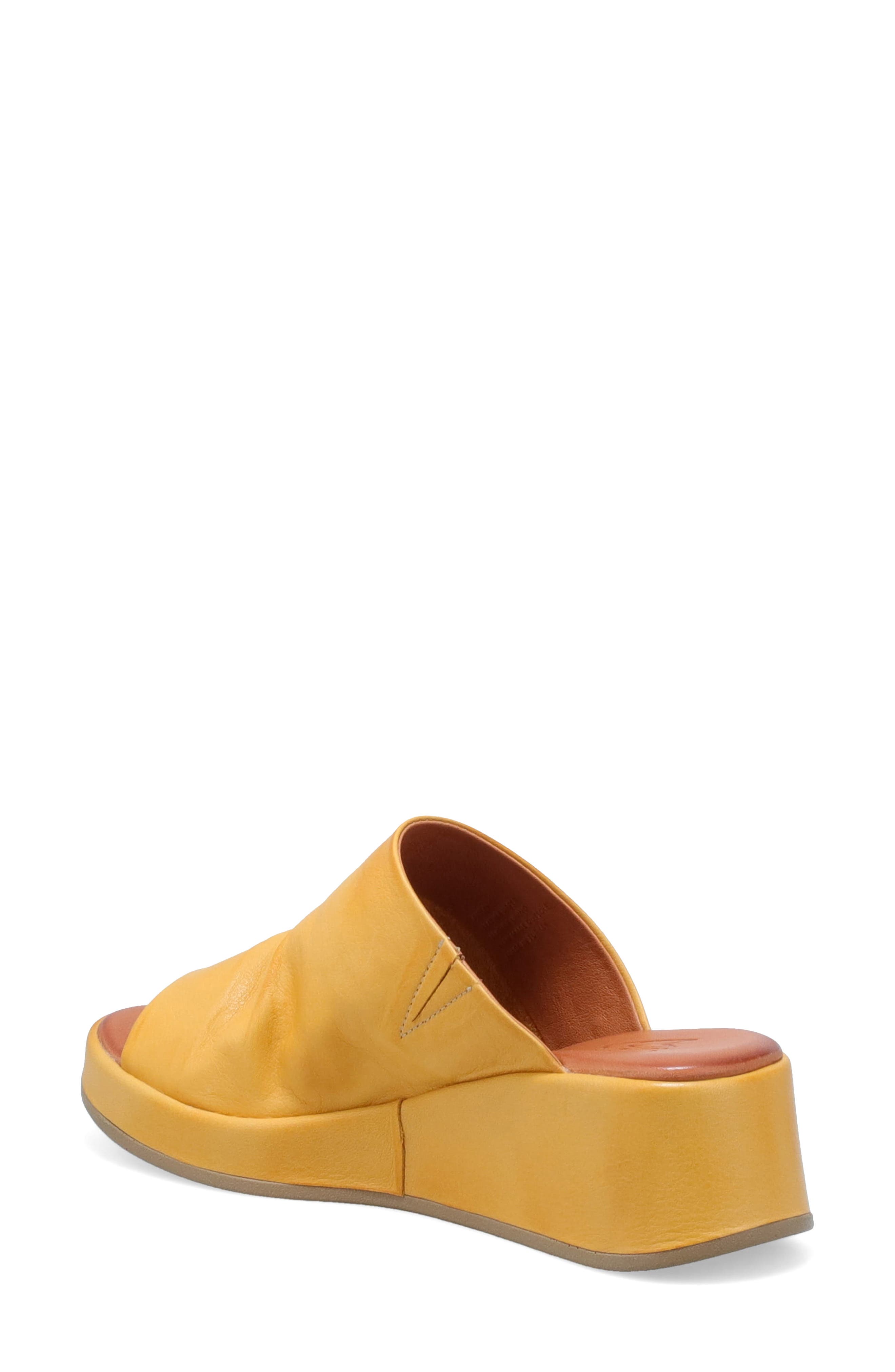 Patsey Platform Wedge Slide Sandal, Alternate, color, OCHRE