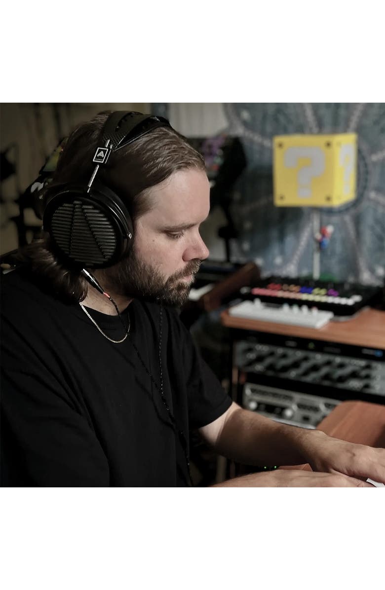 Audeze LCD-MX4 Open-Back Circumaural Headphones with Carrying Case, Alternate, color, Black