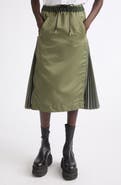 Sacai Nylon Twill Midi Skirt