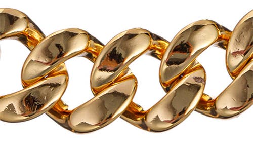 Eye Candy Los Angeles Cuban Link Bracelet In Gold