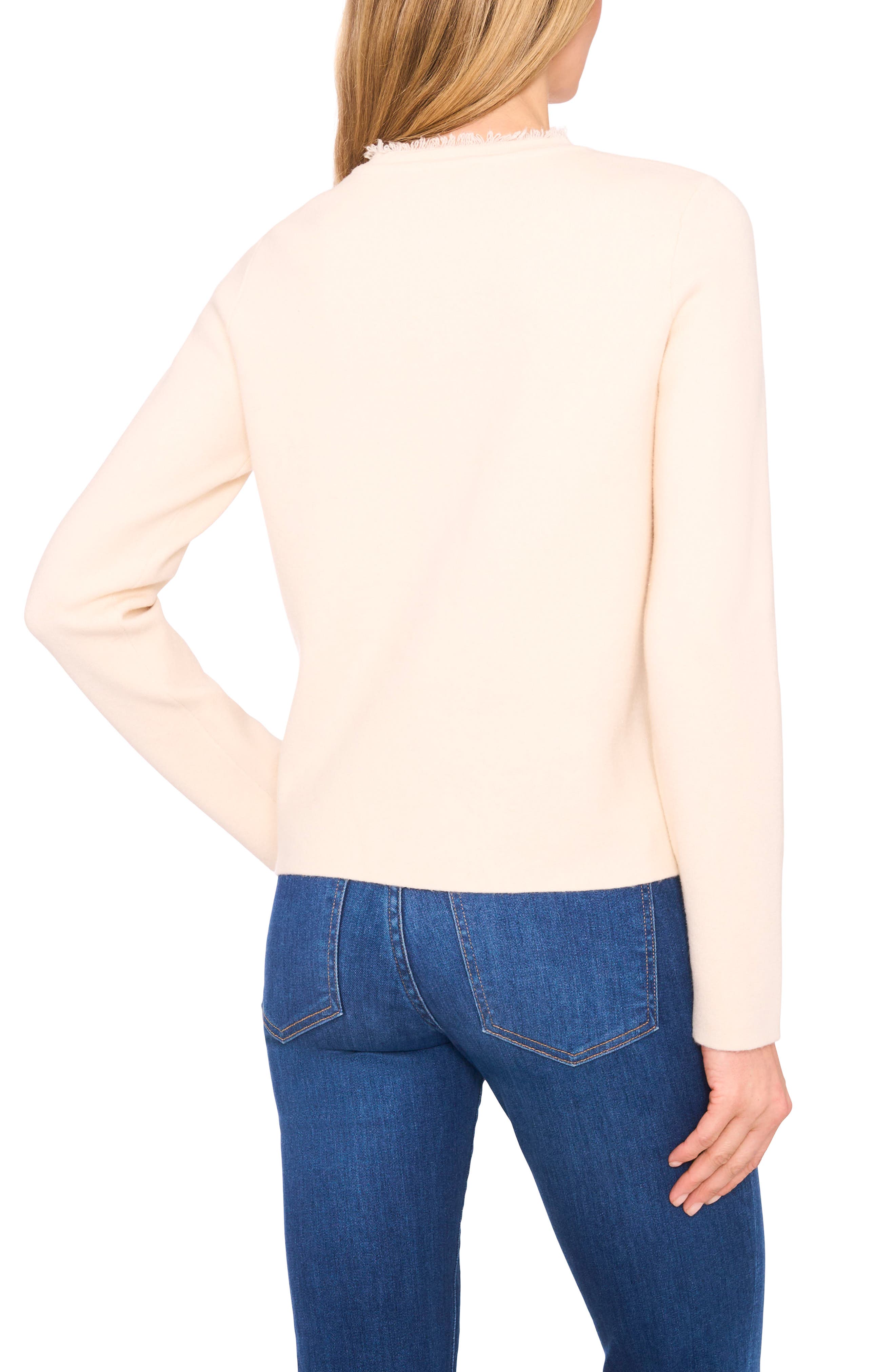 Fringe Trim Cardigan - image 2