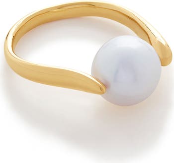 【MONICA VINADER】Nura Round Pearl Ring パール リング Monica Vinader Nura Freshwater Pearl Ring | Nordstrom
