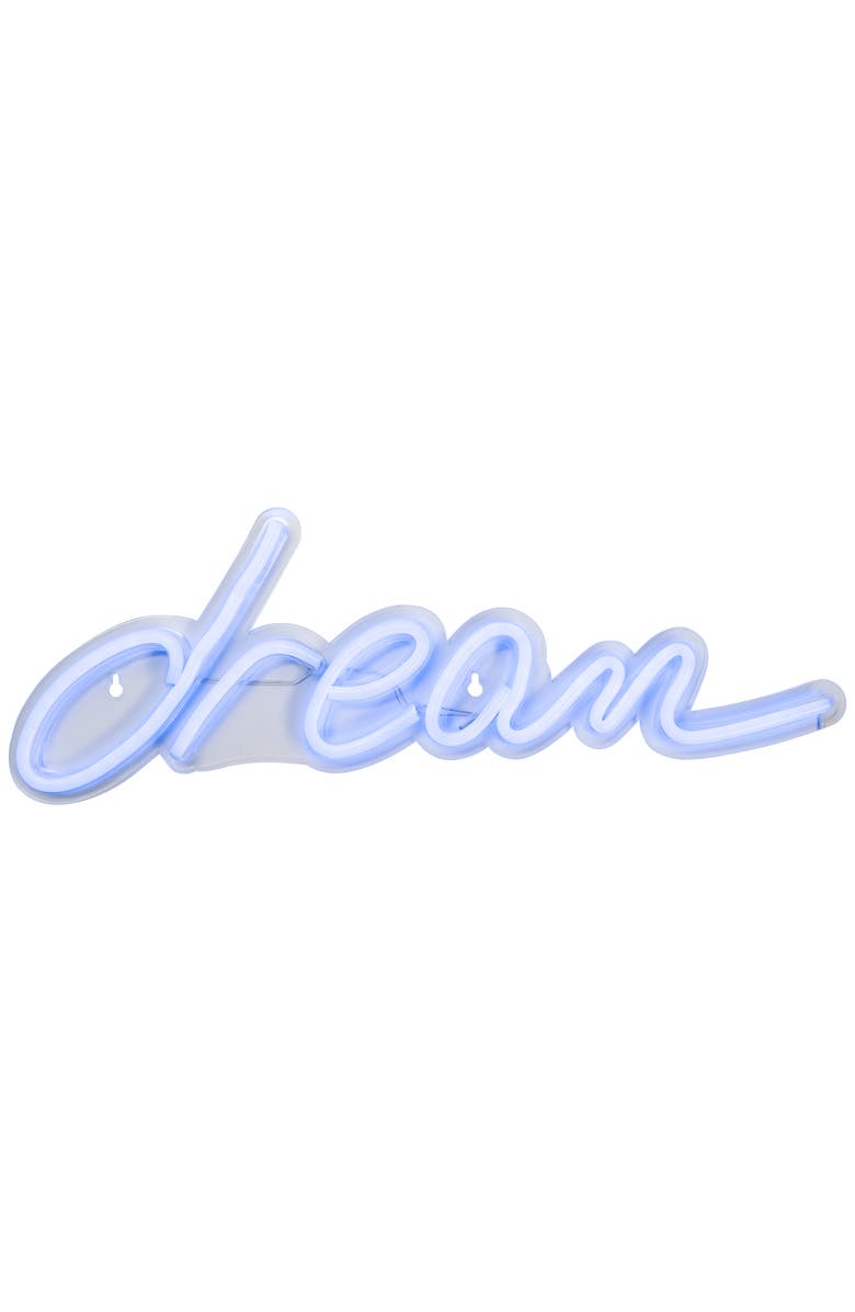 Northlight LED Dream Neon Lighted Wall Sign - 17" - Blue, Main, color, Blue
