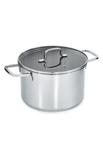 Berghoff Dina 10-inch Helix 7-quart Stockpot In Silver
