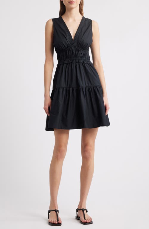 Rails Talulah Poplin Mini Dress In Black