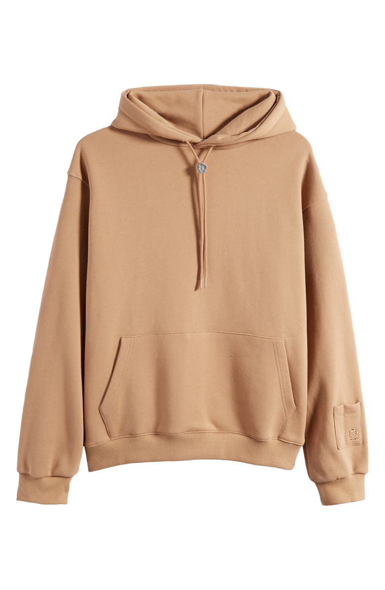 SUNDAE SCHOOL Bolo Tie Cotton Hoodie, Alternate, color, 