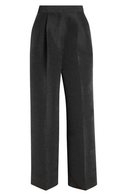Gia Studios Momento Wool & Silk Trousers In Black