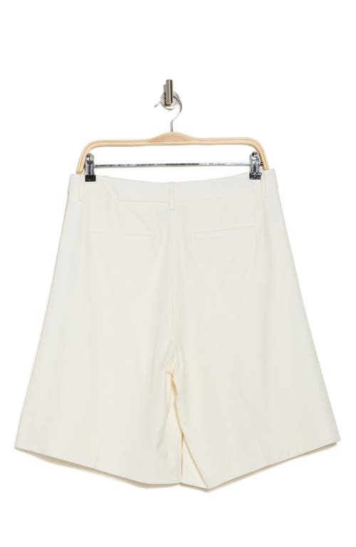 Derek Lam 10 Crosby Lilliam Wide Leg Shorts In Off White