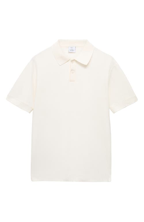 Mango Regular Fit Cotton Pique Knit Polo In Multi