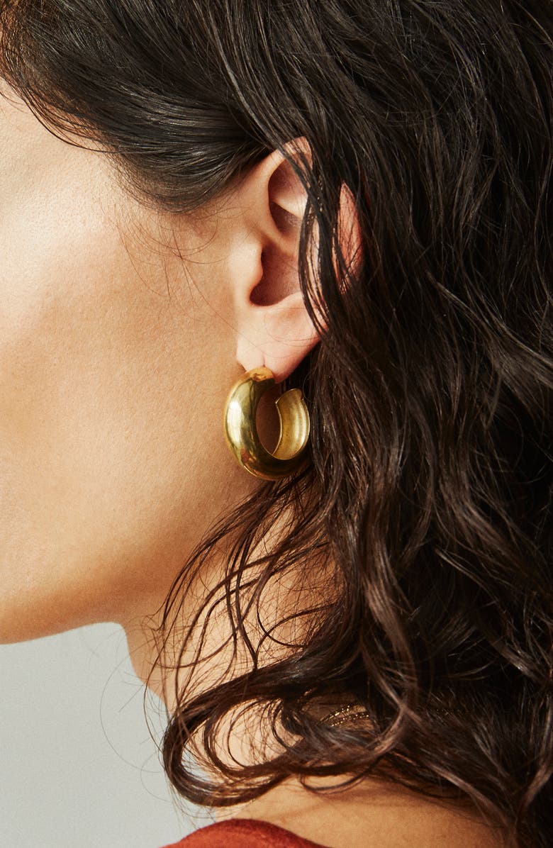 Laura Lombardi Cusp Hoop Earrings, Alternate, color,