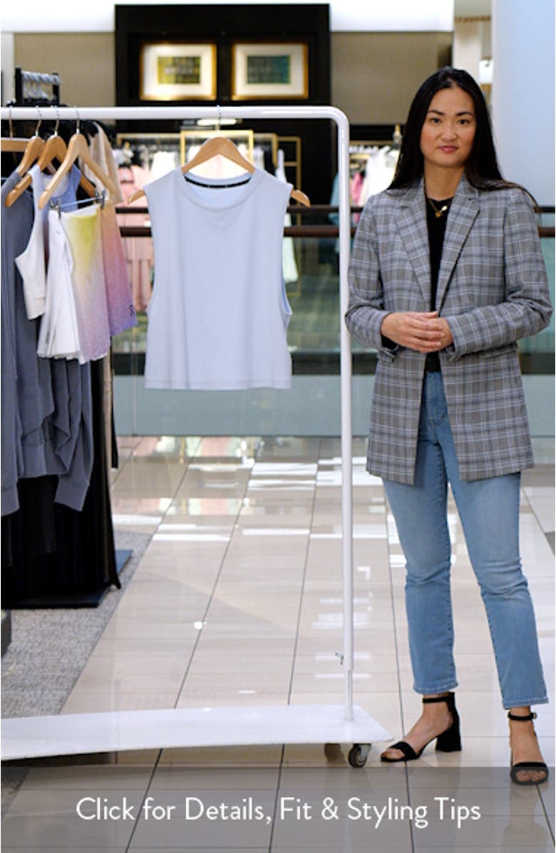 Focus Sleeveless Running Crop Top, sales video thumbnail