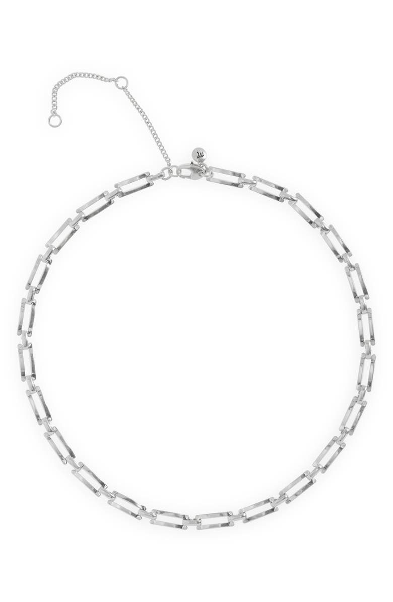 Madewell Rectangular Chain Necklace Gift Box, Main, color, 