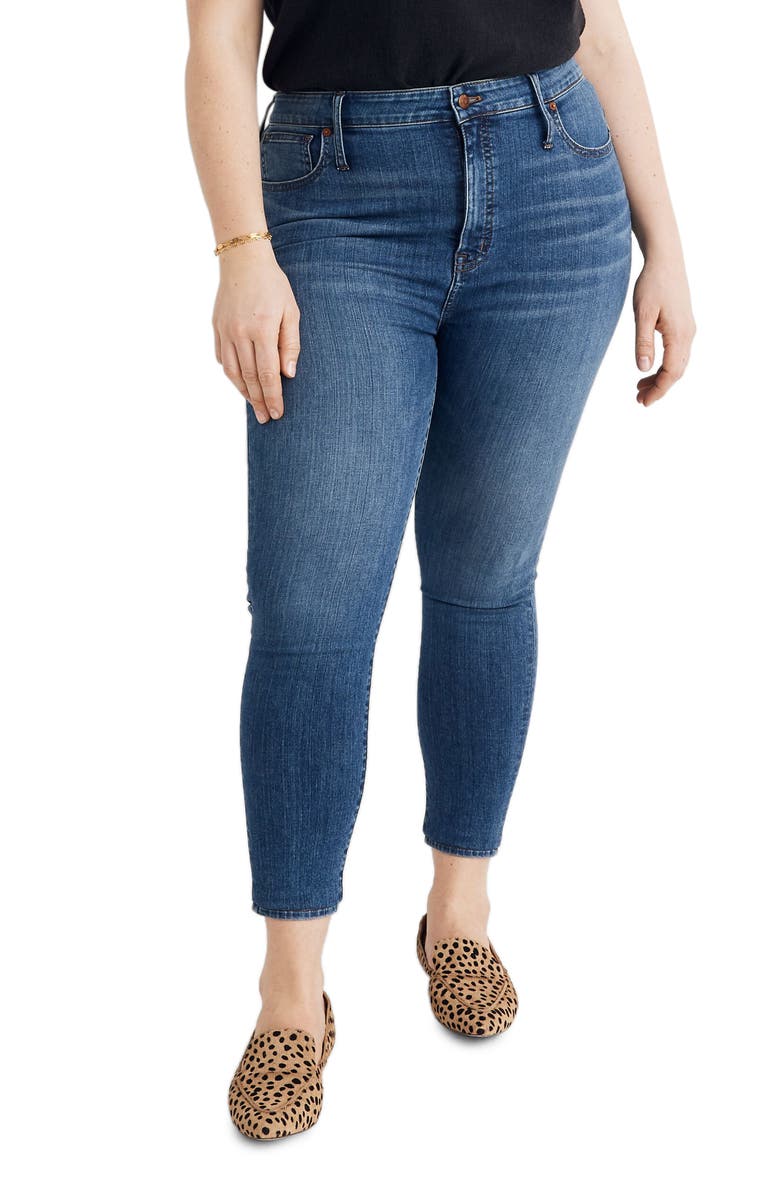 Madewell Curvy High Waist Crop Skinny Jeans, Alternate, color, 