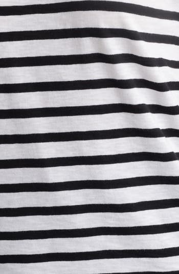 Stripe Cotton Graphic T-Shirt