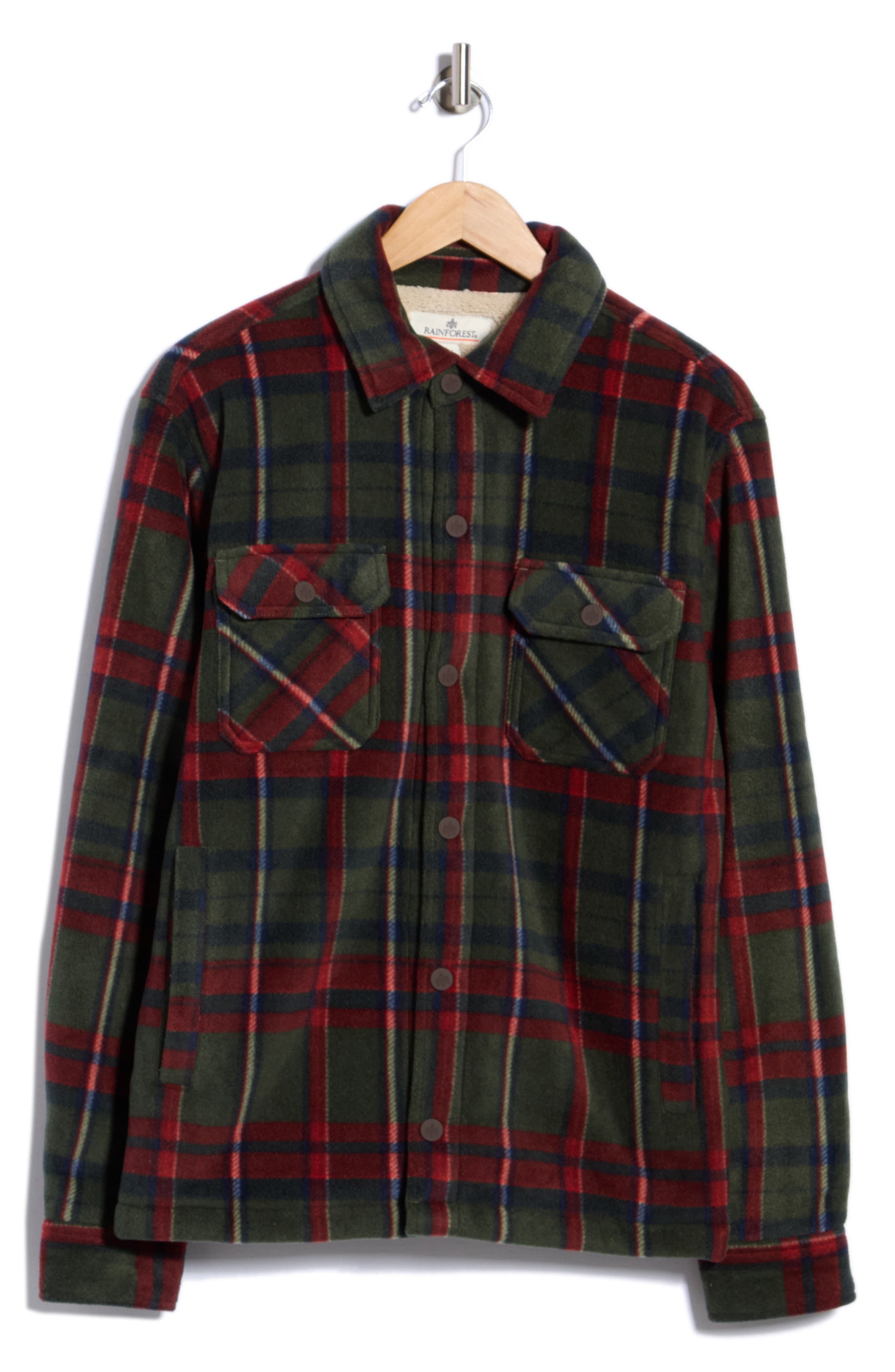 selected OLIVE PLAID
