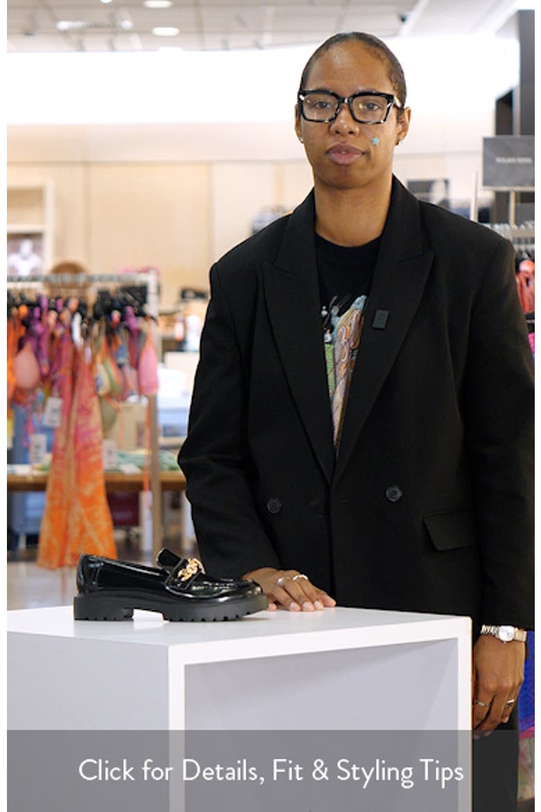 Gemini Embellished Lug Sole Loafer video
